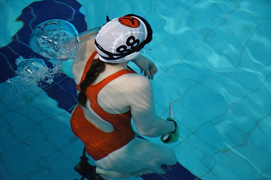 Hokej pod wodą Walenie Siemianowice Śląskie Finał WOŚP w Rudzie Śląskiej 25 I 2026